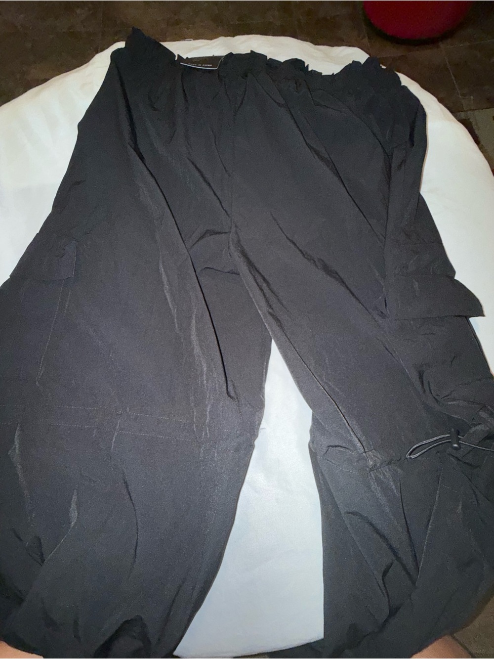 Women’s Lepunuo Black Casual Cargo Jogger Pants XL- new with tags